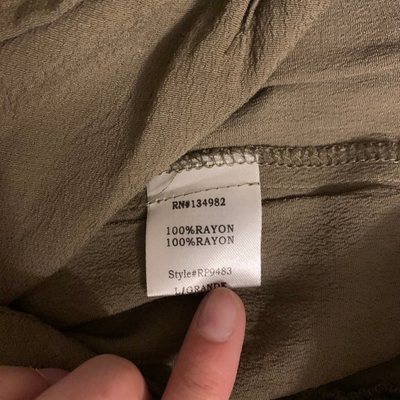 Shellsea Green High Waisted Front Tie Shorts - Picture 6 of 6